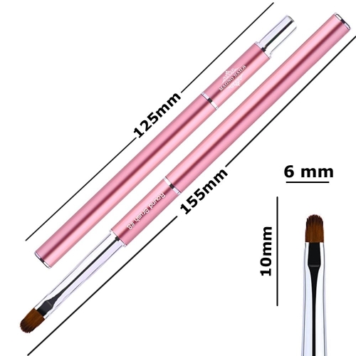 Designer Modellage Pinsel  - Round Brush #8  Nageldesign Nägel Nail